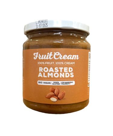 Fruitcream 100% almond cream glass 250g |Without added sugar |100% almondmus |Without palm oil |With Italian almonds |Gluten -free |Protein cream