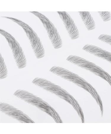 6D Waterproof Eyebrow Stickers - Professional Eyebrow Makeup Tool for Women & Girls - Long-lasting Black Transfer Stickers (BLACK-09 - Buy Online on SooperMarket.com