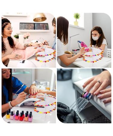 Subay Nail Swatch Sticks 120Pcs - Clear Gel Polish Color Display | Spiral Sample Practice Sticks for Manicure - Buy Online on SooperMarket.com