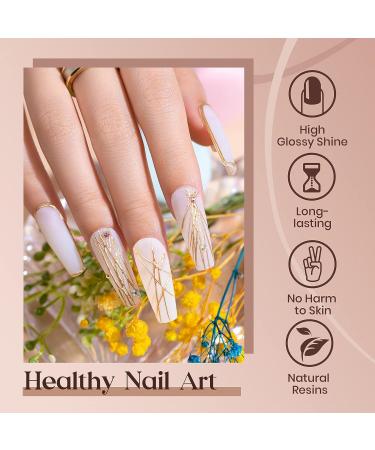 MIZHSE Clear Spider Gel + 6 Colors Chrome Nail Powder Set for Metallic Mirror Effect Nail Art - DIY Manicure Kit - Buy Online on SooperMarket.com