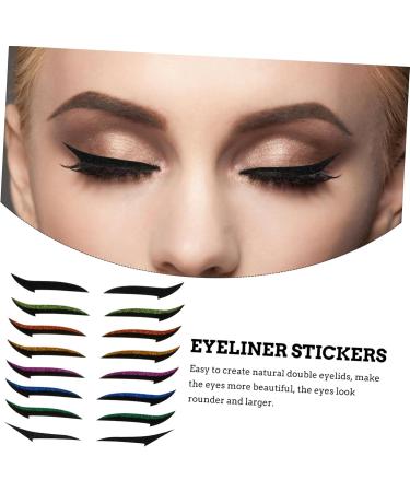BELLIFFY 36 Pairs Glitter Eyeliner Instant Reusable Double Eyelid Tapes Eyeliner Strips for Eyes Sticker - Buy Online on SooperMarket.com