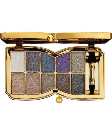 10 Colors Glitter Eyeshadow Pallet Shimmer Colorful Eyeshadow Palette Makeup Diamond Bright Makeup Shimmery Highly Pigmented Waterproof Long-lasting Sweatproof Practice Make Up - Buy Online on SooperMarket.com