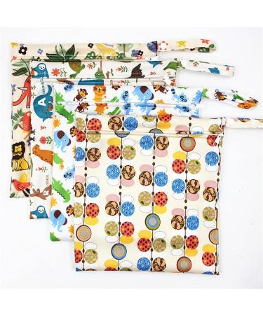 Baby Diaper Bag Wet Dry Organizer - Waterproof Zipper Bag, Reusable Cloth Wet Bag (Color 10 M) - Buy Online on SooperMarket.com