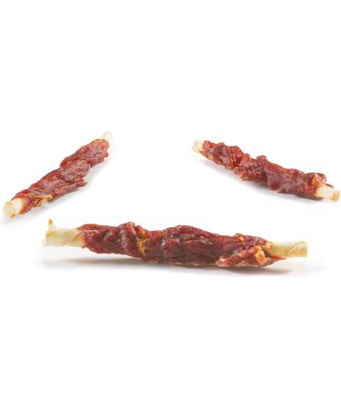 Dibo Rawhide Sticks Duck 100g - Delicious Dog Snack for Rewards & Dental Care | Refillable Treats - Buy Online on SooperMarket.com