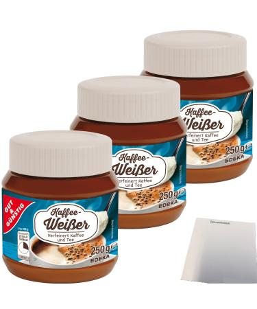 Good & Cheap Coffee Whitener refines coffee and tea 3-pack (3x250g can) + usy Block