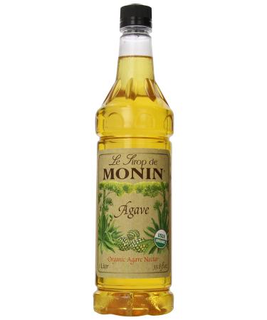 MONIN - Organic Agave Nectar Syrup (33.8 ounce) 33.8 Fl Oz (Pack of 1)