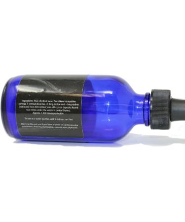 Naples Naturals Lugol's Iodine 2% Solution - 2 fl. oz. Cobalt Blue Glass Bottle - Buy Online on SooperMarket.com