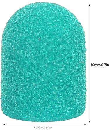 Nail Sanding Drill Bit 0.5 X 0.7in Easy To Store High Strength Nail Polishing Sanding Head Fine Sandpaper with Shaft for Grinding(green) - Buy Online on SooperMarket.com