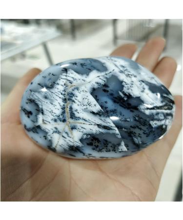Natural Opal Moss Agate Pocket Palm Folk Crafts Crystals and Stones Garden Decoration Gifts Minerals for Worry Stone Stones (Size : 100-150g) - Buy Online on SooperMarket.com