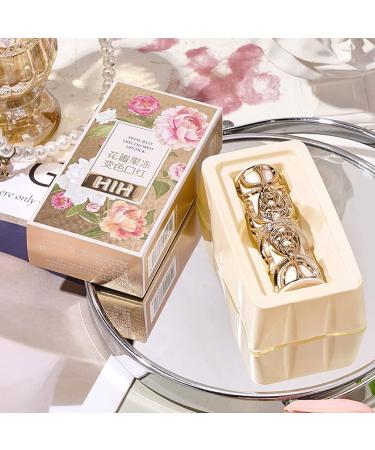 Crystal Flower PH Color Changing Lip Balm | Luxury Mood Lipstick & Nourishing Gloss - Long Lasting Jelly Flower Formula - Buy Online on SooperMarket.com
