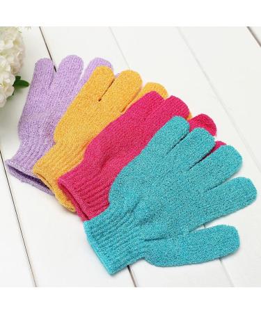 Exfoliating Bath Glove for Shower | Heavy Exfoliation Body Scrub Mitt | Shower Scrubber for Women & Men | Dead Skin Removal | Random Color - 1pc - Buy Online on SooperMarket.com