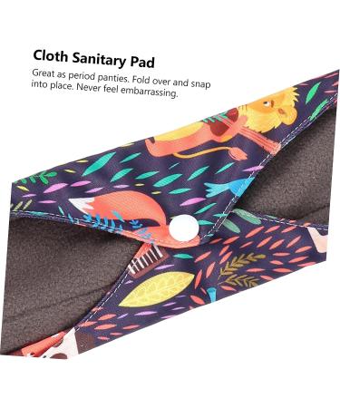 Healvian 6pcs Maternity Sanitary Napkin Panties | Bamboo Menstrual Pad Set for Women | Washable & Stay Dry Cloth Pads - Buy Online on SooperMarket.com