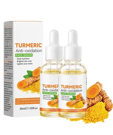 2pcs Turmeric Dark Spot Removal Correction Essence and Turmeric Moisturizing Facial Essence