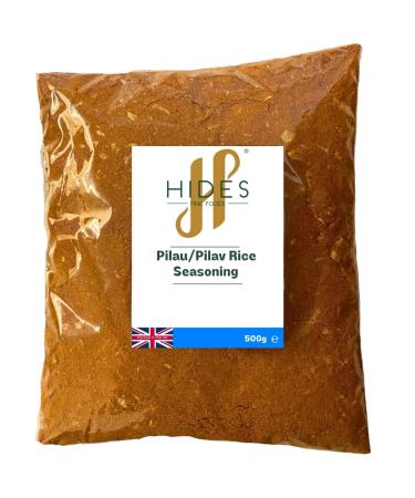Hides Fine Foods - Pilau/Pilav Rice Seasoning 500g - GMO Free - Suitable for Vegetarians - South Asian Cooking - Basmati Rice Seasoning Mix - Curry Dish