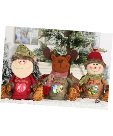KALLORY Mini Christmas Bags Christmas Candy Bag Christmas Desktop Ornament Coffin Wedding - Buy Online on SooperMarket.com