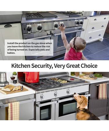 Gas Stove Baby Proof Knobs Locks - Aukfa Child Proofing Oven Knob Lock (6 Pack, White) - Buy Online on SooperMarket.com