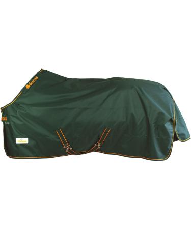 Marengos by Bucas 1200d Irish Turnout Blanket | Waterproof Rain & Transition Ceiling | Green/Orange 125cm (No Filling) - Buy Online on SooperMarket.com