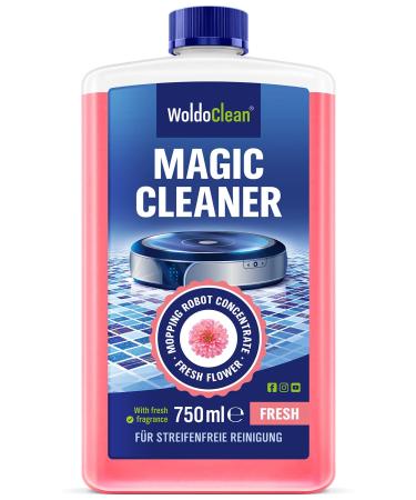 Wiping robot cleaning agent for tiles with floral scent - suitable for ceramic tiles porcelain stoneware tiles glazed tiles and stoneware tiles