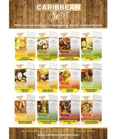 Grehge Fruit and Herbal Teas (Moringa Sour Sop & Ginger) - Buy Online on SooperMarket.com
