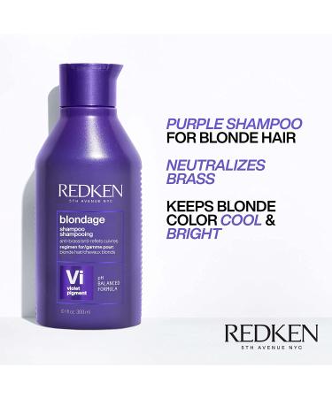 Redken Blondage Purple Shampoo for Blonde & Color Treated Hair - 10.1 Fl Oz - Buy Online on SooperMarket.com