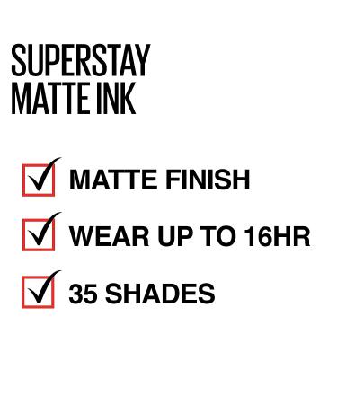 Maybelline SuperStay Matte Ink Liquid Lipstick Heroine - 0.17 fl oz (Pack of 1) - Buy Online on SooperMarket.com