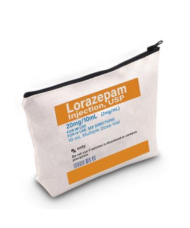 Nurse Makeup Bag Nurse Gift Nursing Bag Medication Nurse Gift ICU Nurse Gift Er Nurse Gift Anesthetist Gift Nurse Survival Kit (Lorazepam .)