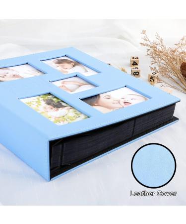 Benjia Baby Boy Photo Album - Blue Leather Picture Album for 500 6x4 Photos - Buy Online on SooperMarket.com