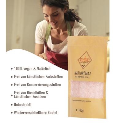 Premium Himalayan Pink Salt - Coarse & Fine 400g & 900g - 100% Natural Additive-Free Rock Salt for Mills & Connoisseurs - Buy Online on SooperMarket.com