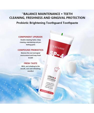 2PC SP-6 Ultra Whitening Toothpaste Probiotic Teeth Lightening Formula for Brilliant Smiles | International Shipping Available - Buy Online on SooperMarket.com