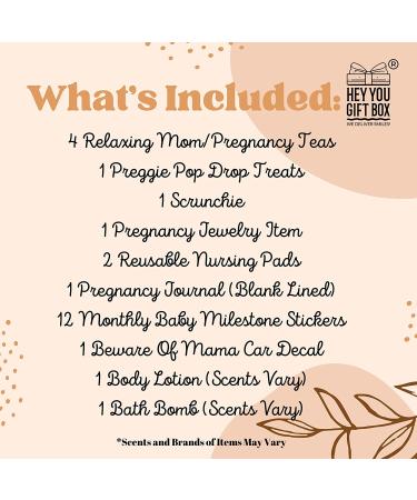 Pregnancy Gift Basket: New Mom Congrats Box | First, Second, Third Trimester Gifts & Morning Sickness Kit for Mama-to-Be - Buy Online on SooperMarket.com