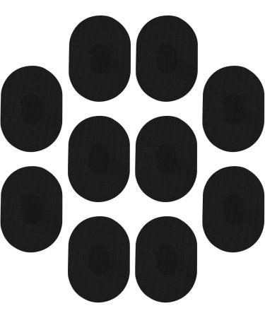 Milageto 10x Sweatproof Sports Stickers - Non-Slip Patches for Fitness Cycling & Climbing - Black Overpatch Tapes - Buy Online on SooperMarket.com