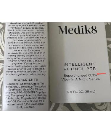 Medik8 Intelligent Retinol 3TR (15ml / 0.5oz) - Buy Online on SooperMarket.com
