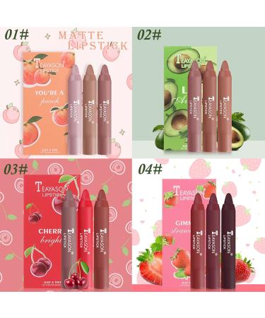Buy 3PC Lipstick Set - Waterproof Matt Nude & Gloss - Long-Lasting Beauty Kits for International Shipping - Buy Online on SooperMarket.com