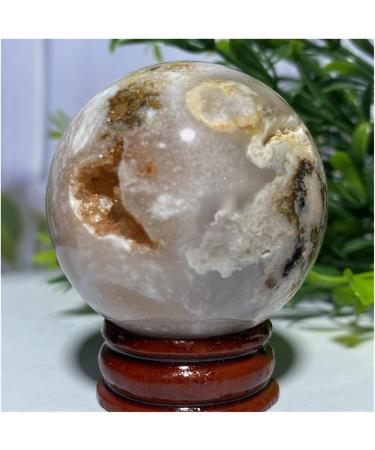 Natural Crystal Rough Natural Sphere Cherry Agate Crystal Ball Natural Gemstones Reiki Quartz Sphere Fengshui Home Decoration 1pc (Color : 120-130g) - Buy Online on SooperMarket.com