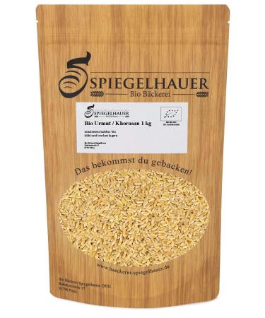 Organic Khorasan whole grain 1 kg of primeval witness natural natural rich in protein - a quality product of the Spiegelhauer bakery