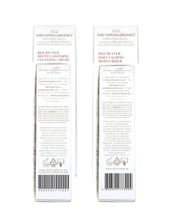 Red Better Regimen: Soothing Cleansing Cream & Calming Moisturizer 120ml - International Shipping Available - Buy Online on SooperMarket.com