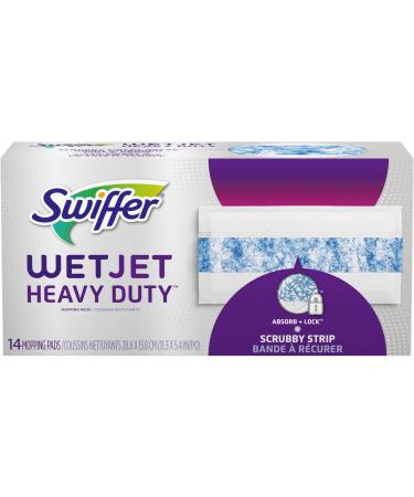 Swiffer Wetjet Pads with The Power of Mr. Clean Magic Eraser, 14 Count 14 Count (Pack of 1)