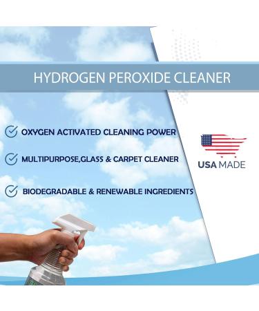 GreenFist Hydrogen Peroxide All-Purpose Cleaner - 1 Gallon | Stain Remover for Glass & Carpet - Ready to Use International Shipping - Buy Online on SooperMarket.com