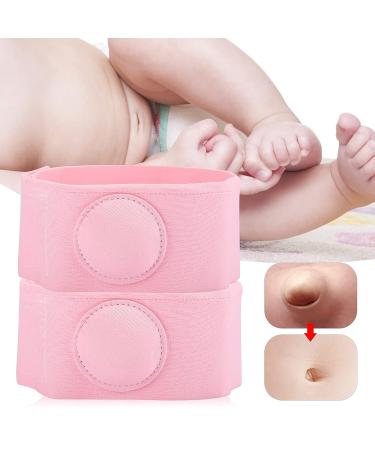 Ymiko Baby Belly Button Band - 2Pcs Umbilical Hernia Belt for Infants - Pink Color - Buy Online on SooperMarket.com