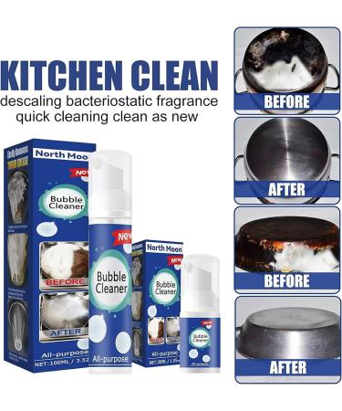 TYGHBN Eticole Cleaner Eticole Cleaning Foam Eticole Foam Cleaner Bubble Cleaner Foam Spray All-Purpose Bubble Cleaner Rinse-Free Kitchen Bubble Cleaner Spray (1PCS 30ML) 1PCS 30ML - Buy Online on SooperMarket.com