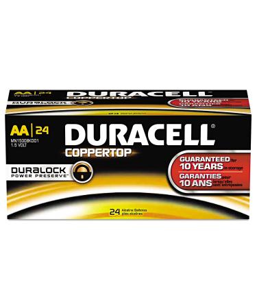 Duracell PGD MN1500BKD Coppertop Battery Alkaline AA Size (Pack of 144)