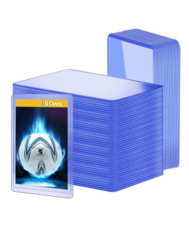120 Pack 3x4 Inch Top Loaders for Cards Card Protectors Hard Plastic for Baseball Card Protectors Hard Card Sleeves for Game Card Trading Card Sports Card