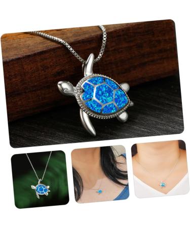 ibasenice Turtle Necklace Sea Neck Themed Pendant Theme Fashionable Beach Fashion Accessory Jewelry Necklace Ocean Turtle - Buy Online on SooperMarket.com