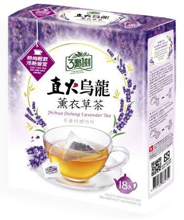 3:15PM Premium Authentic Taiwanese Leaves Cut Oolong Tea - 18 Tea Bags (Lavender)
