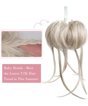 REECHO Super Long Messy Bun Hair Piece in Pearl Platinum - Updo Hair Extension for Women - Buy Online on SooperMarket.com