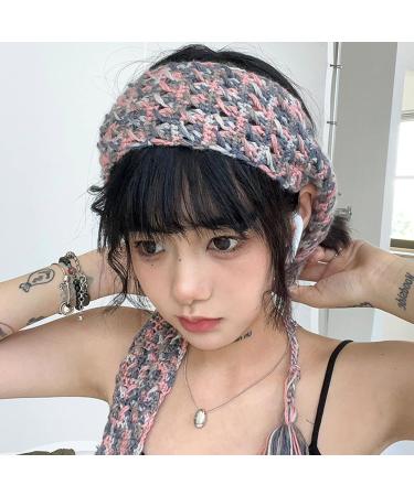JSGHGDF Pastoral Headband for Women Crochet Hook Solid Color Headbands Slip for Head Hoop Girl Makeup Hair Accessories Blakikin brown - Buy Online on SooperMarket.com