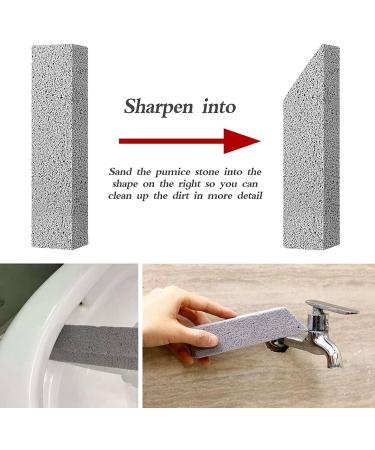 Aposous 24 Pack Pumice Stone Toilet Bowl Clean Brush Remove Toilet Bowl Hard Water Rings Calcium Buildup and Rust Suitable - Buy Online on SooperMarket.com
