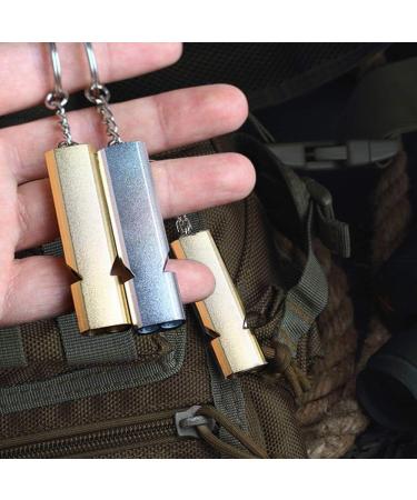 Triller Pipe Set - Emergency Signal Whistle with Key Rings for Kids | 2-Piece Trilling Whistle for School Gym Camping & Hiking - Life-Saving Safety Gear - Buy Online on SooperMarket.com
