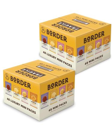 Border Biscuits | 48 Packs | Mini Multipack Biscuit Box | 4 Varieties | 2 Boxes