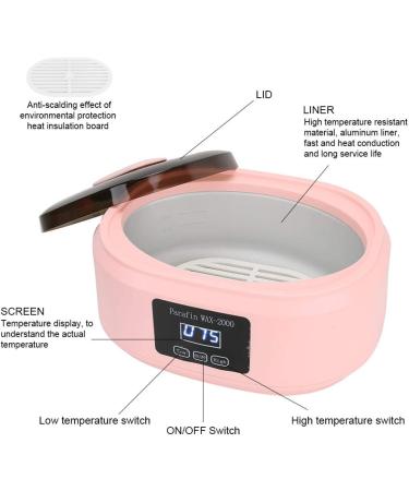 Professional Electric Wax Heater Kit for Hair Removal - Wax Therapy for Women | Pink Wax Warmer for Beauty & Salon Use - Buy Online on SooperMarket.com